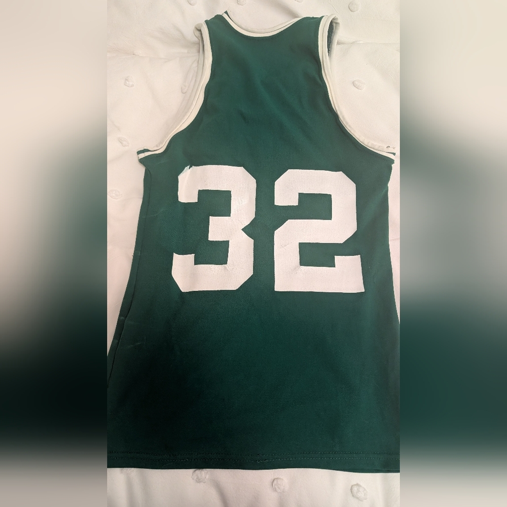 VINTAGE Green Celtics Jersey with Number 32 - Picture 5 of 5